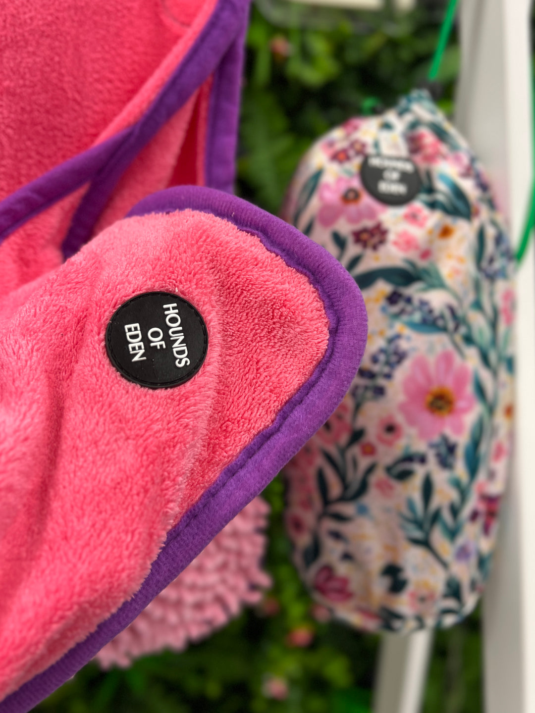 Patchy’s Plum Petals Dog Towel