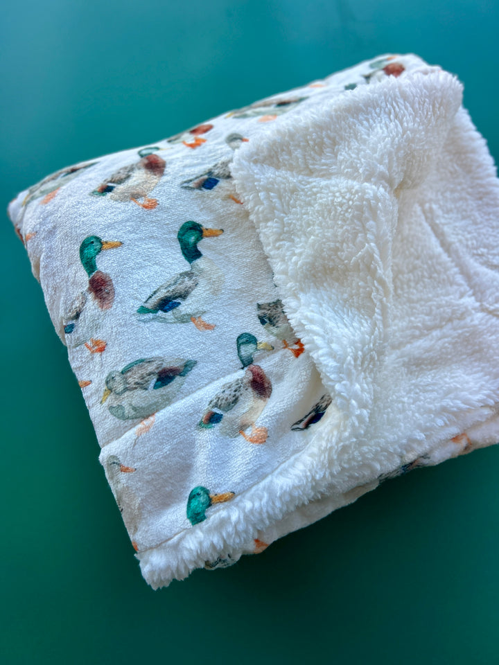 Kuscheldecke mit Hahnentrittmuster, Rosa