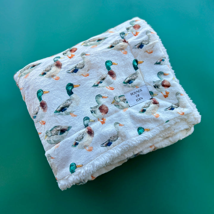 Kuscheldecke mit Hahnentrittmuster, Rosa