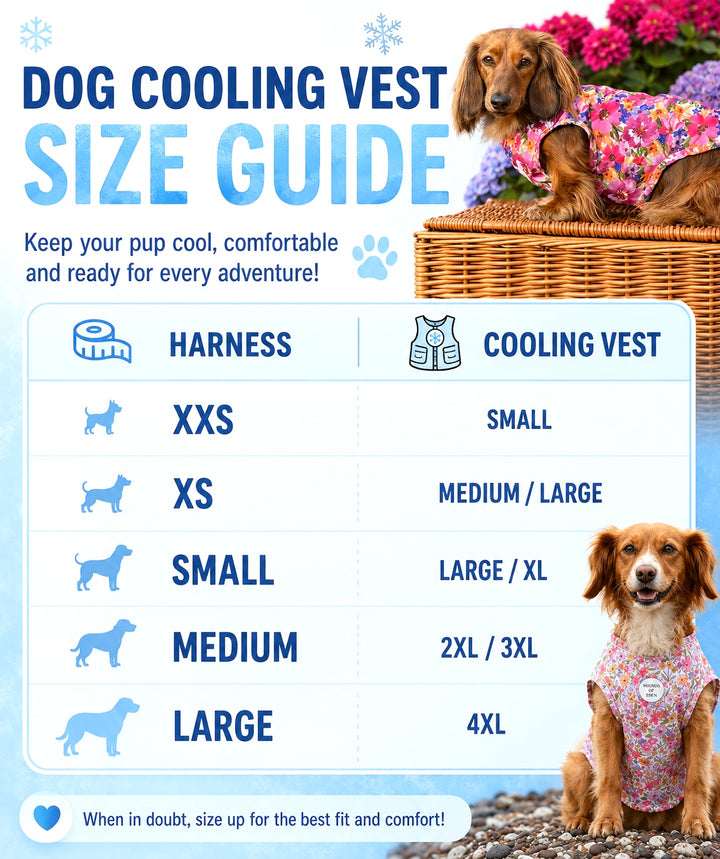Steel Leopard Dog Cooling Vest