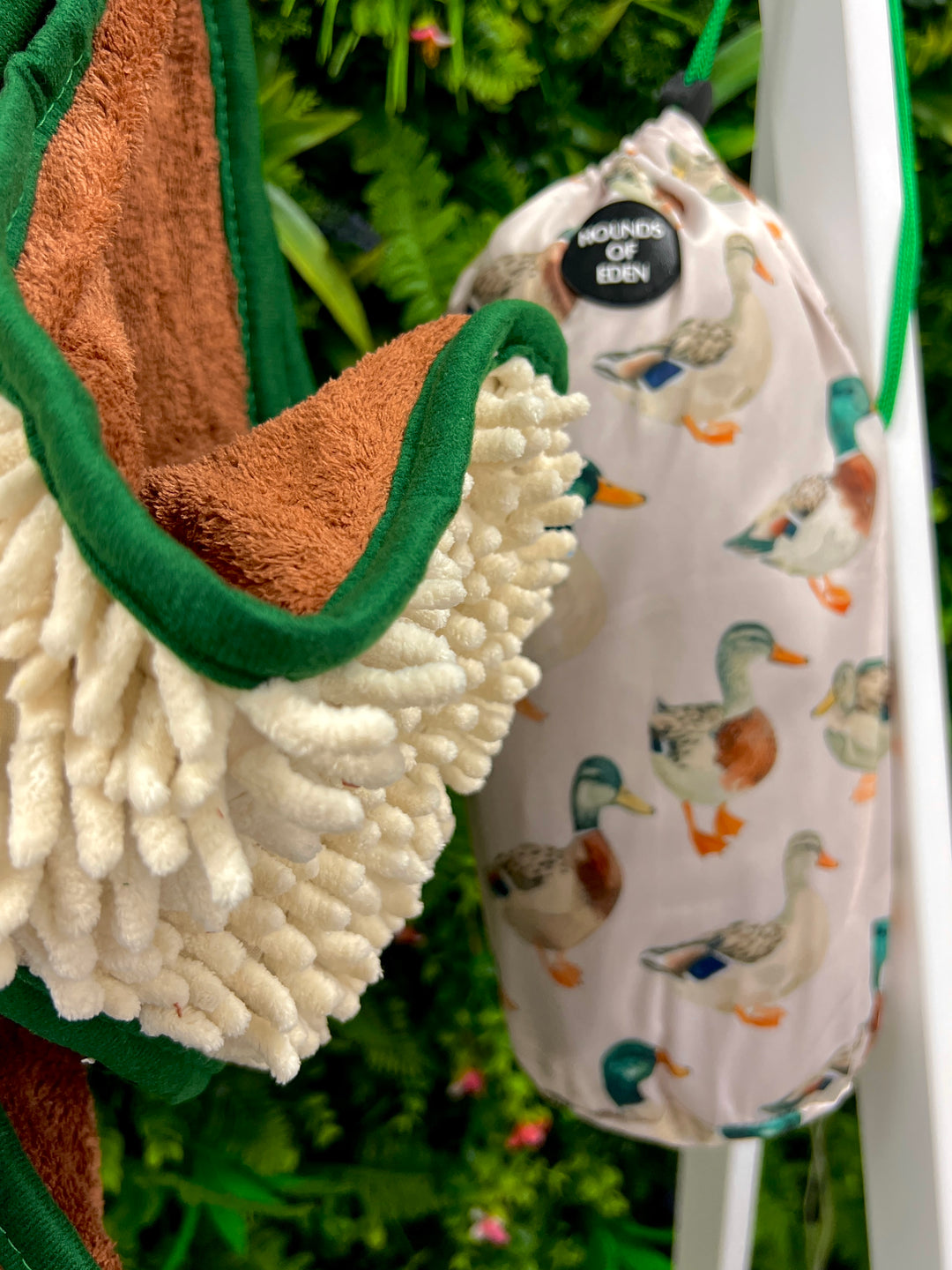 Puddle Ducks Dog Towel