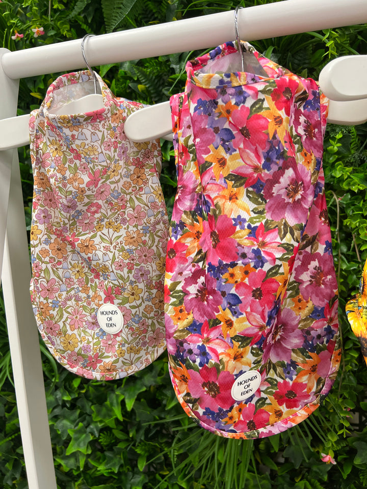Pastal Petals Dog Cooling Vest
