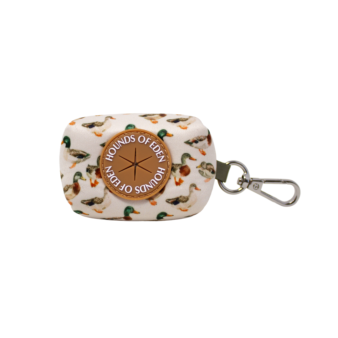 Puddle Ducks - Dog Collar + ID Tag Holder