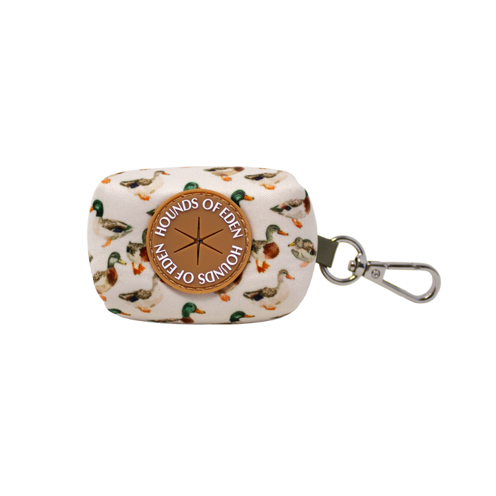 Puddle Ducks - Dog Collar + ID Tag Holder