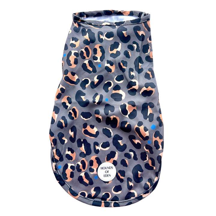 Steel Leopard Dog Cooling Vest