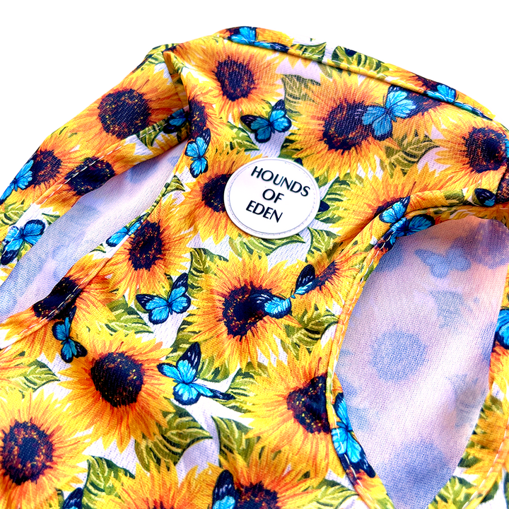 Sunflower Flutter Dog Cooling Vest